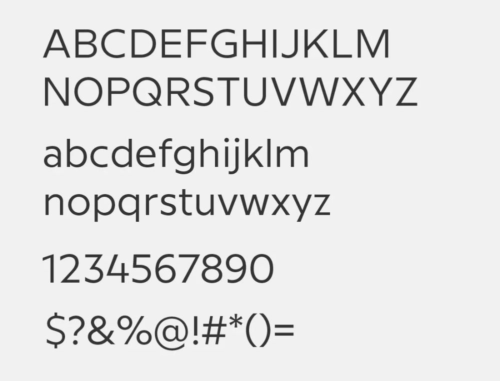 Font chữ Proxima Nova