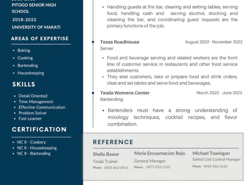 Hướng dẫn trình bày Reference vào CV xin việc