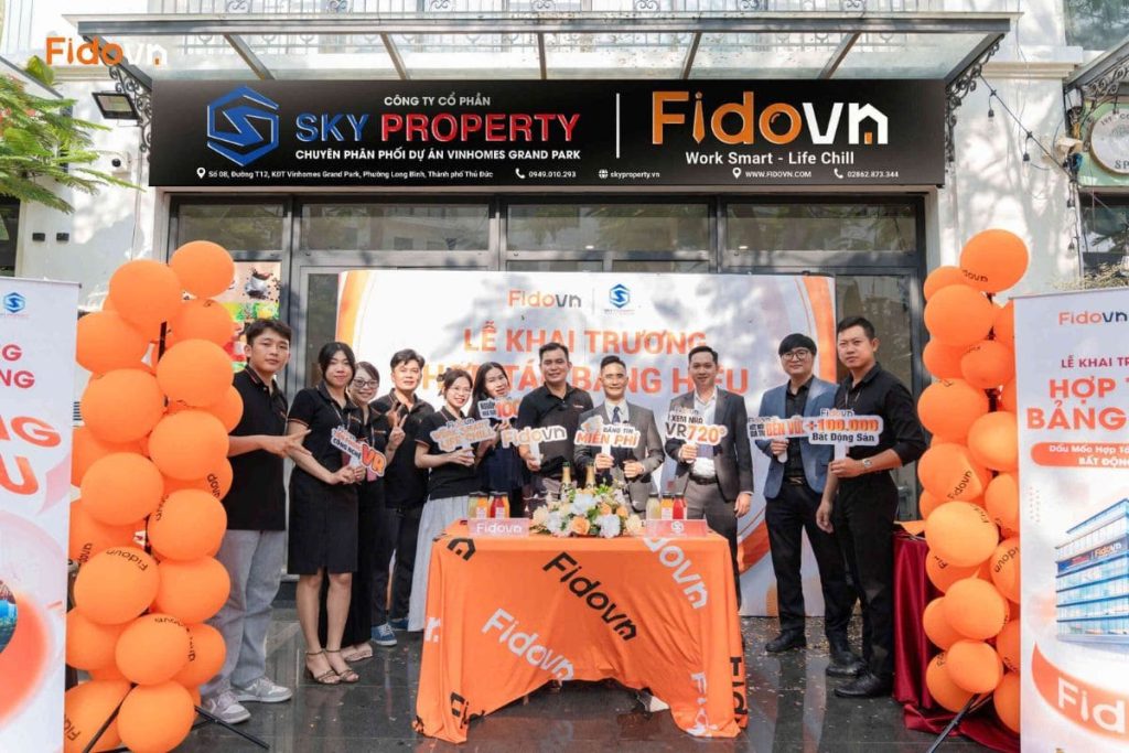 Lễ khai trương bảng hiệu Fidovn và SKY PROPERTY