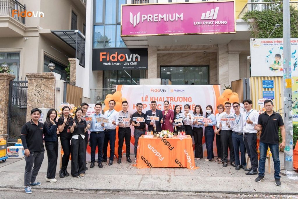 Lễ khai trương bảng hiệu Fidovn và công ty Premium