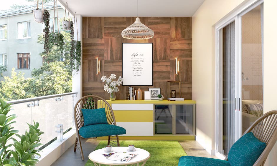 Mẫu loggia dinh hoạt tiện nghi