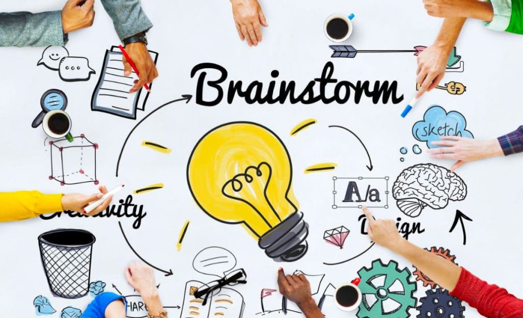 Sử dụng kỹ thuật brainstorming để tìm kiếm ý tưởng