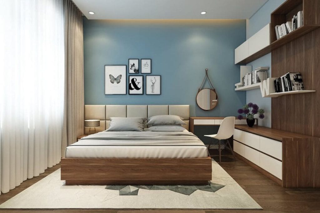 Bố trí phong thuỷ phòng ngủ mệnh Thuỷ