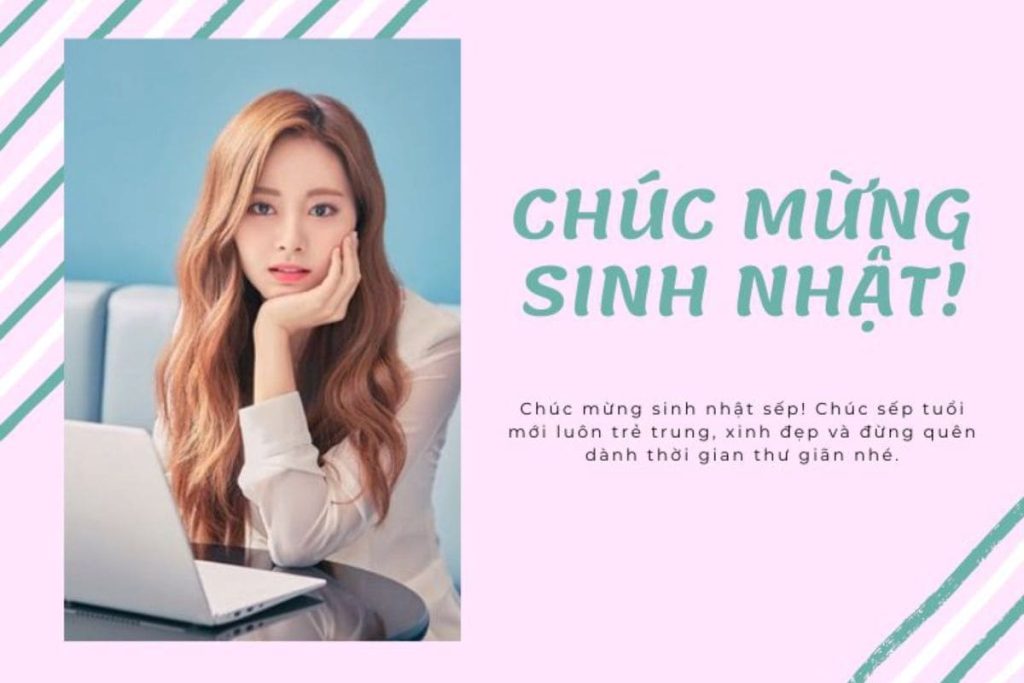 Các mẫu lời chúc sinh nhật dành cho sếp nữ