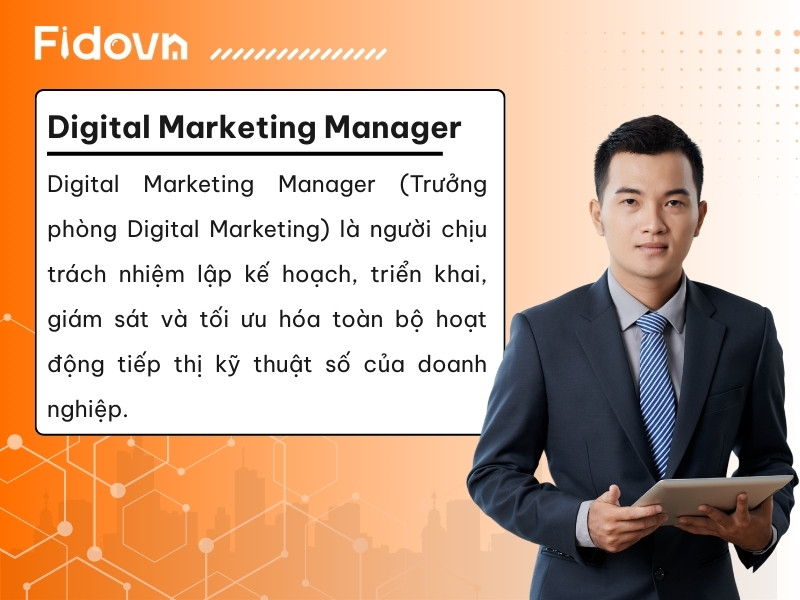 Digital Marketing Manager là gì? Con đường lên Manager không dành cho ...
